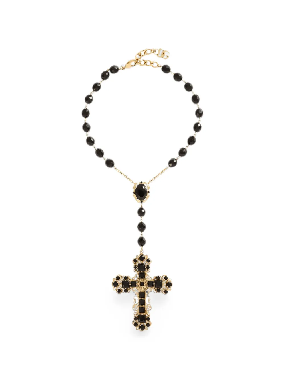 Dolce & Gabbana Kurze Rosary Halskette - Gold