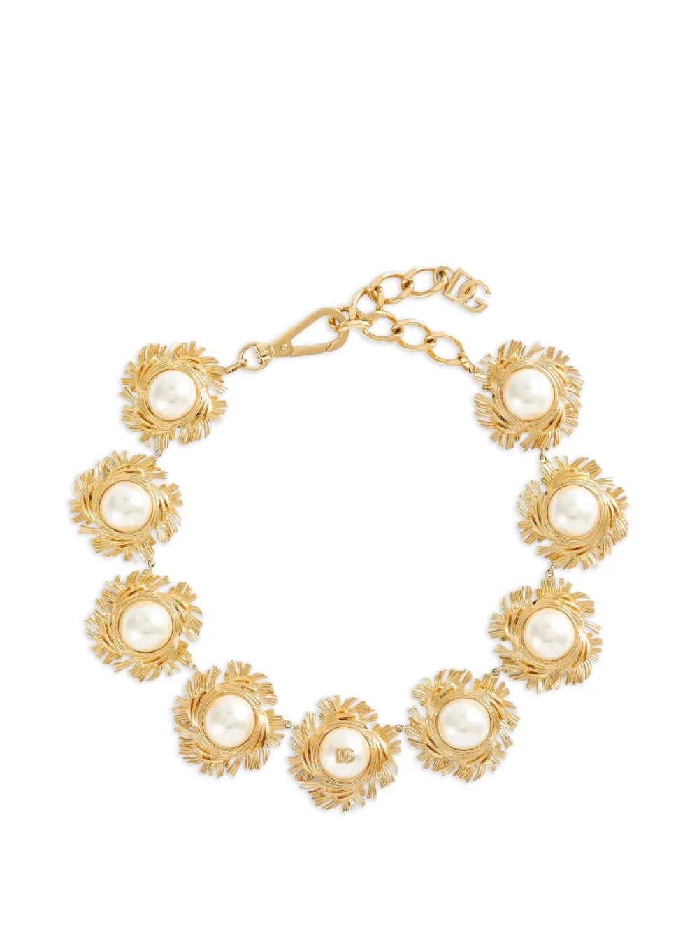 Dolce & Gabbana Collana con cabochon - Oro