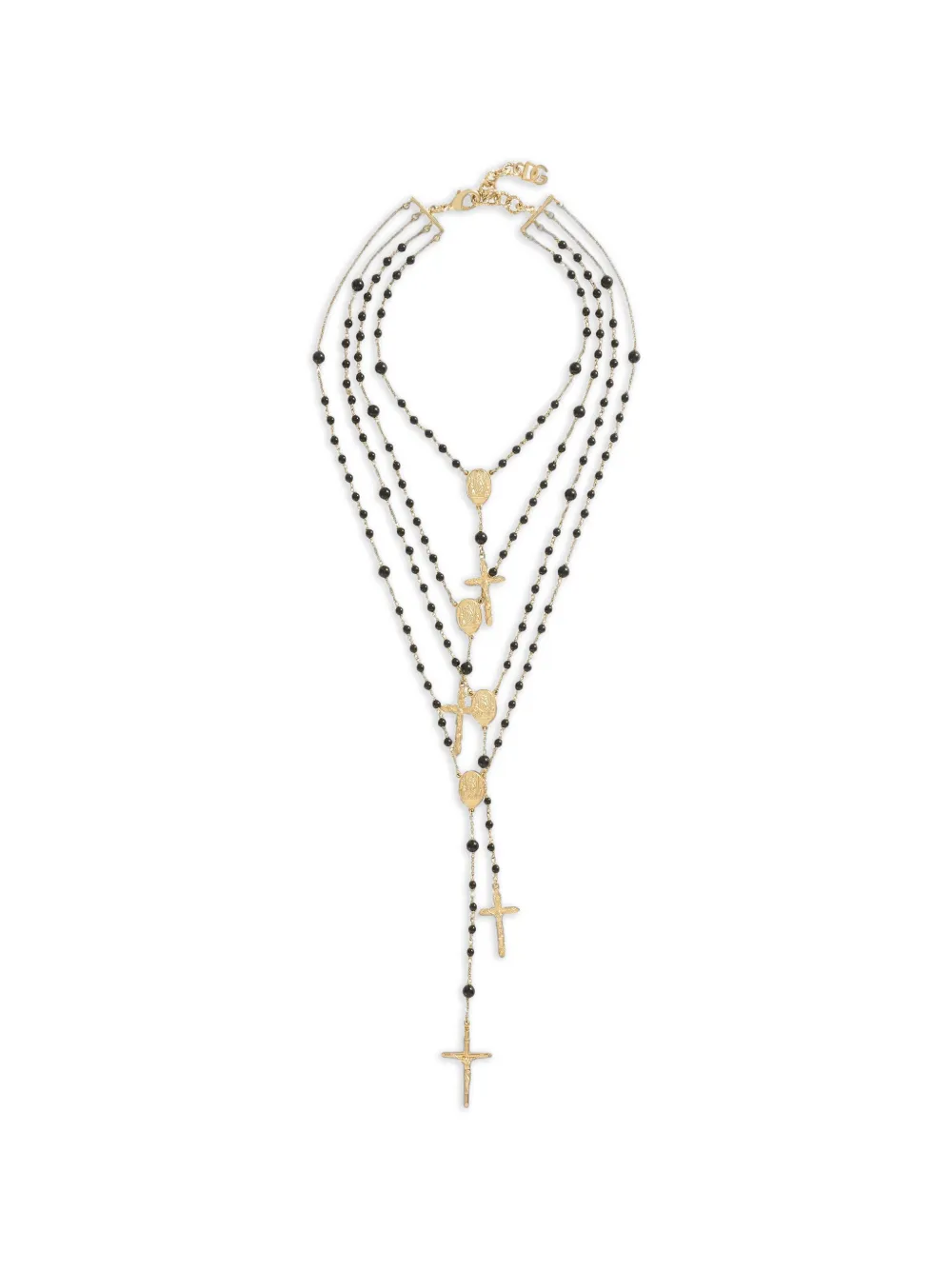 Dolce & Gabbana Halskette im Rosenkranz-Stil - Gold