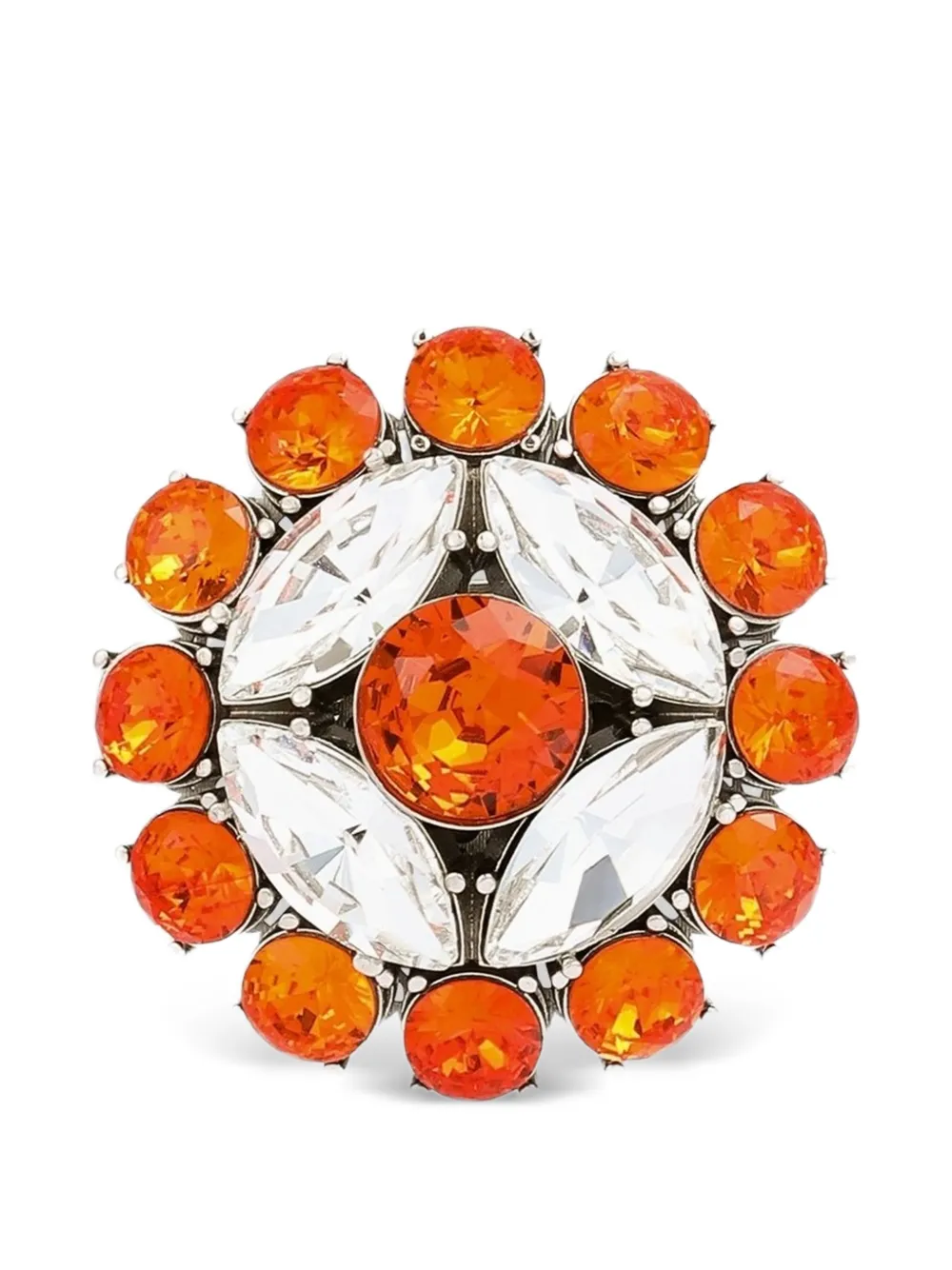 Dolce & Gabbana broche avec strass - Argent Dolce & Gabbana broche avec strass - Argent