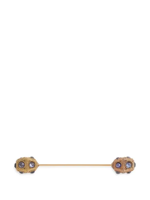 Dolce & Gabbana broche con apliques de strass