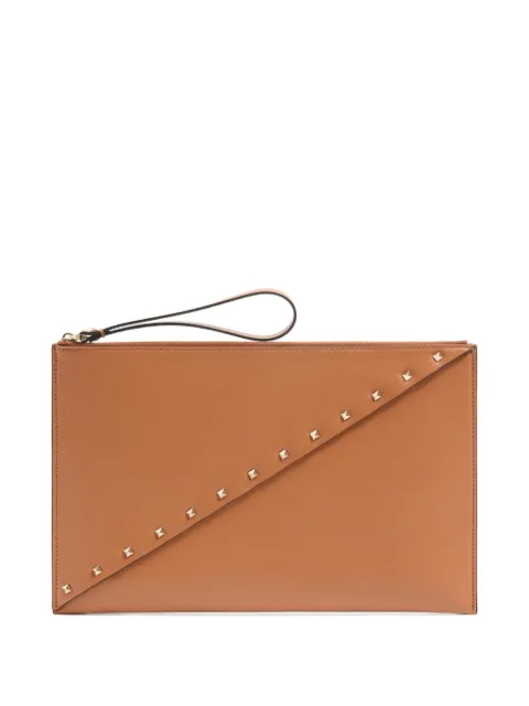 Valentino Garavani Rockstud Wispy leather pouch