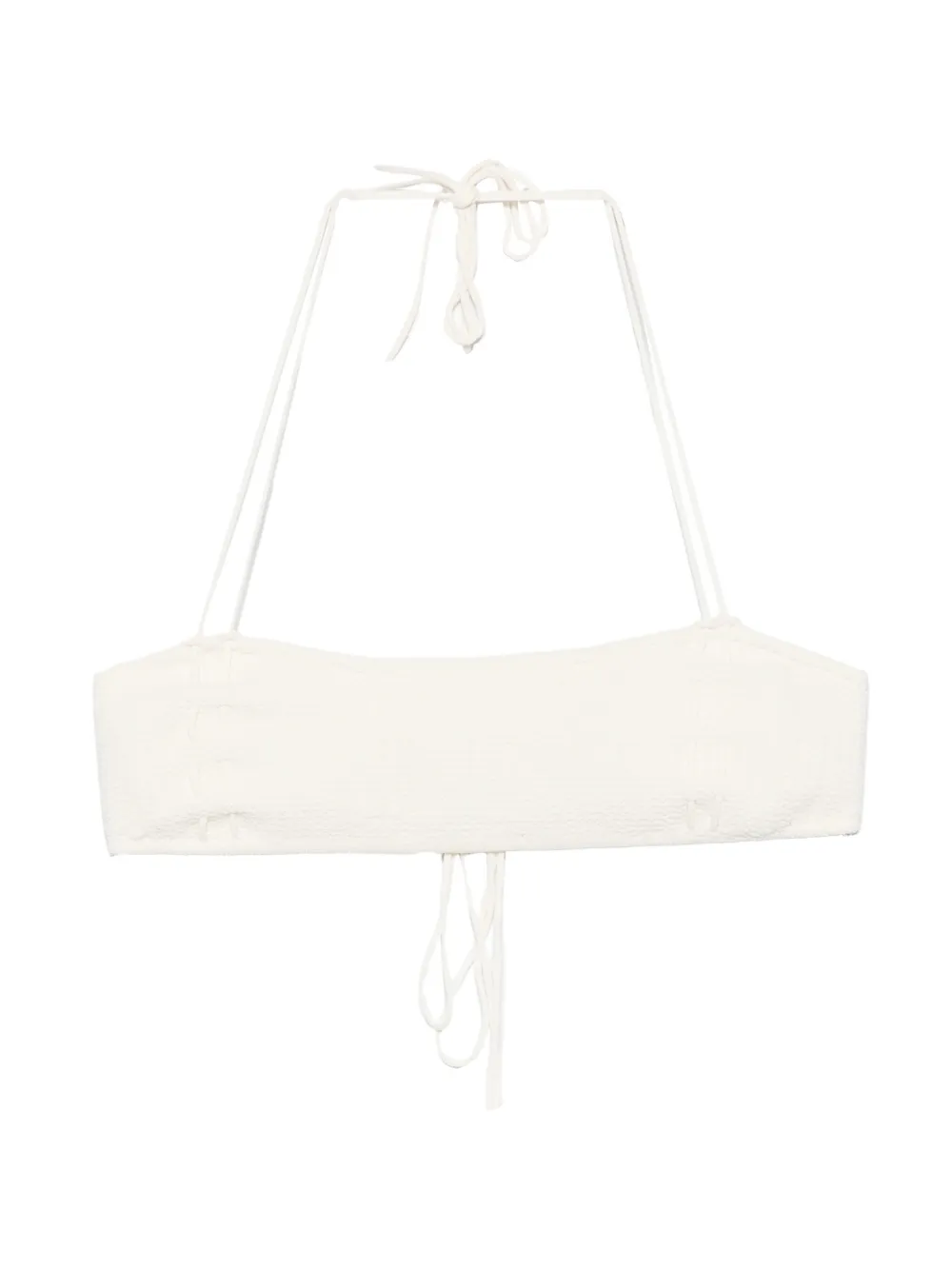ELOU Ora crinkle bikini top - Toni neutri