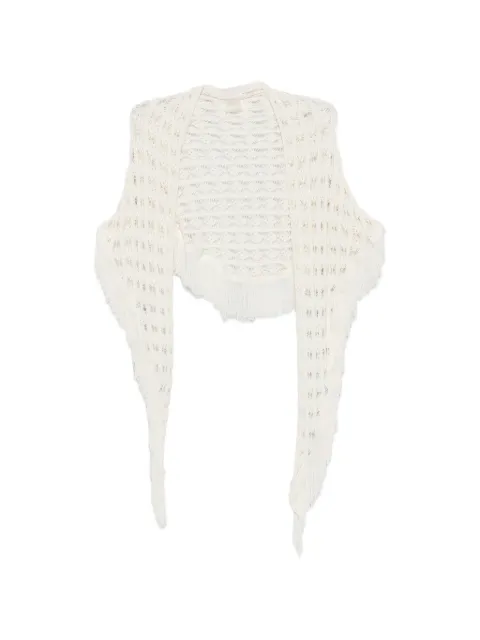 ELOU fringed pointelle sarong
