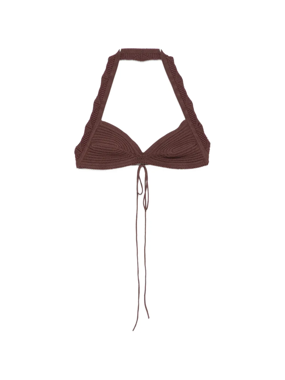 ELOU Alba bikini top - Marrone