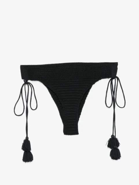 ELOU bikini bottom de crochet Azure