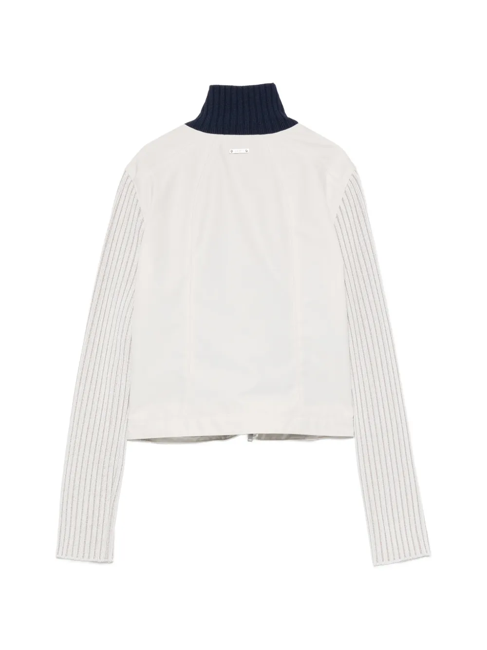 Iceberg Ribgebreid bomberjack met vlakken Beige