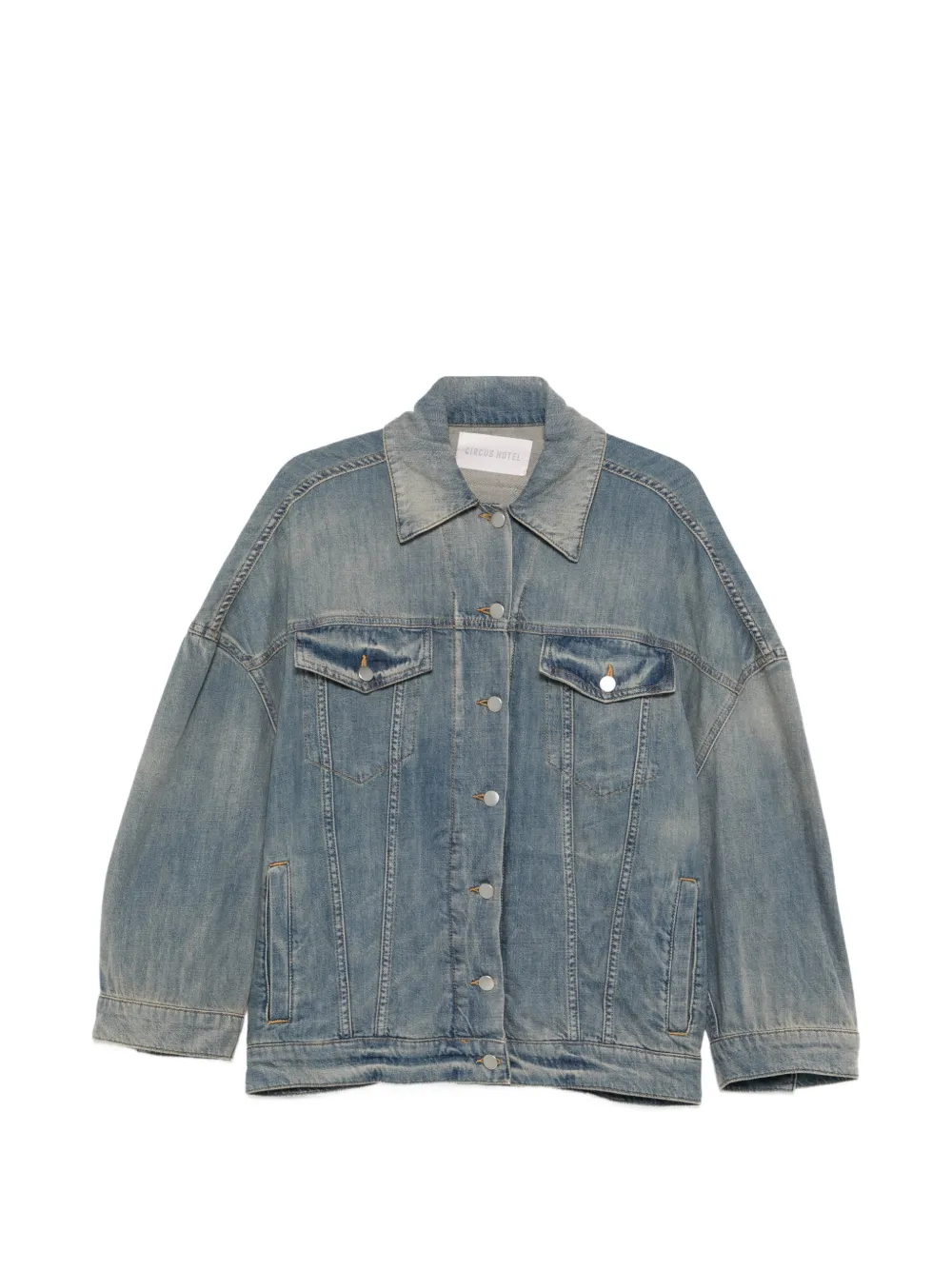 Circus Hotel faded-effect denim jacket - Blu