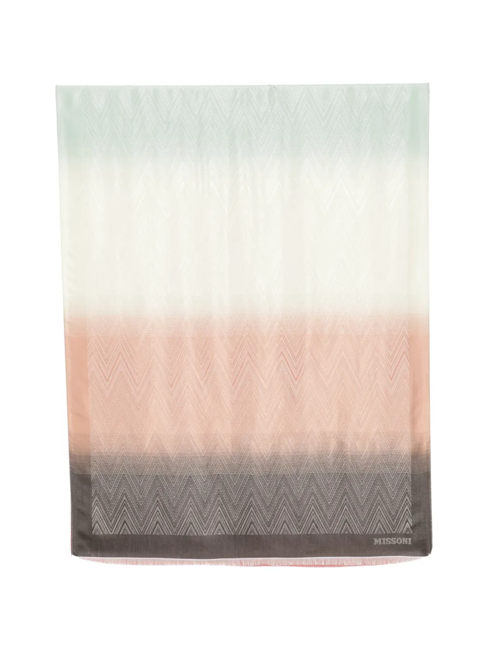 Missoni frayed-edge scarf - Violett