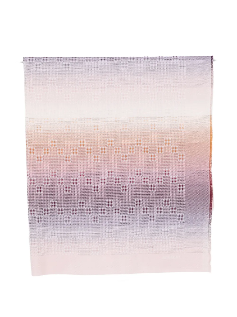 Missoni Zigzag-knit Fringed Scarf In Multi