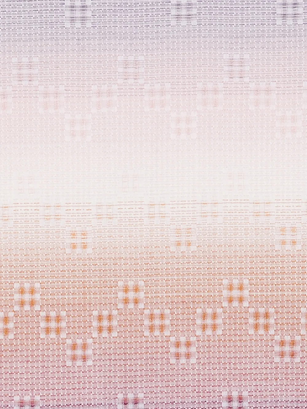 Missoni Sjaal met franje en zigzag-patroon Roze
