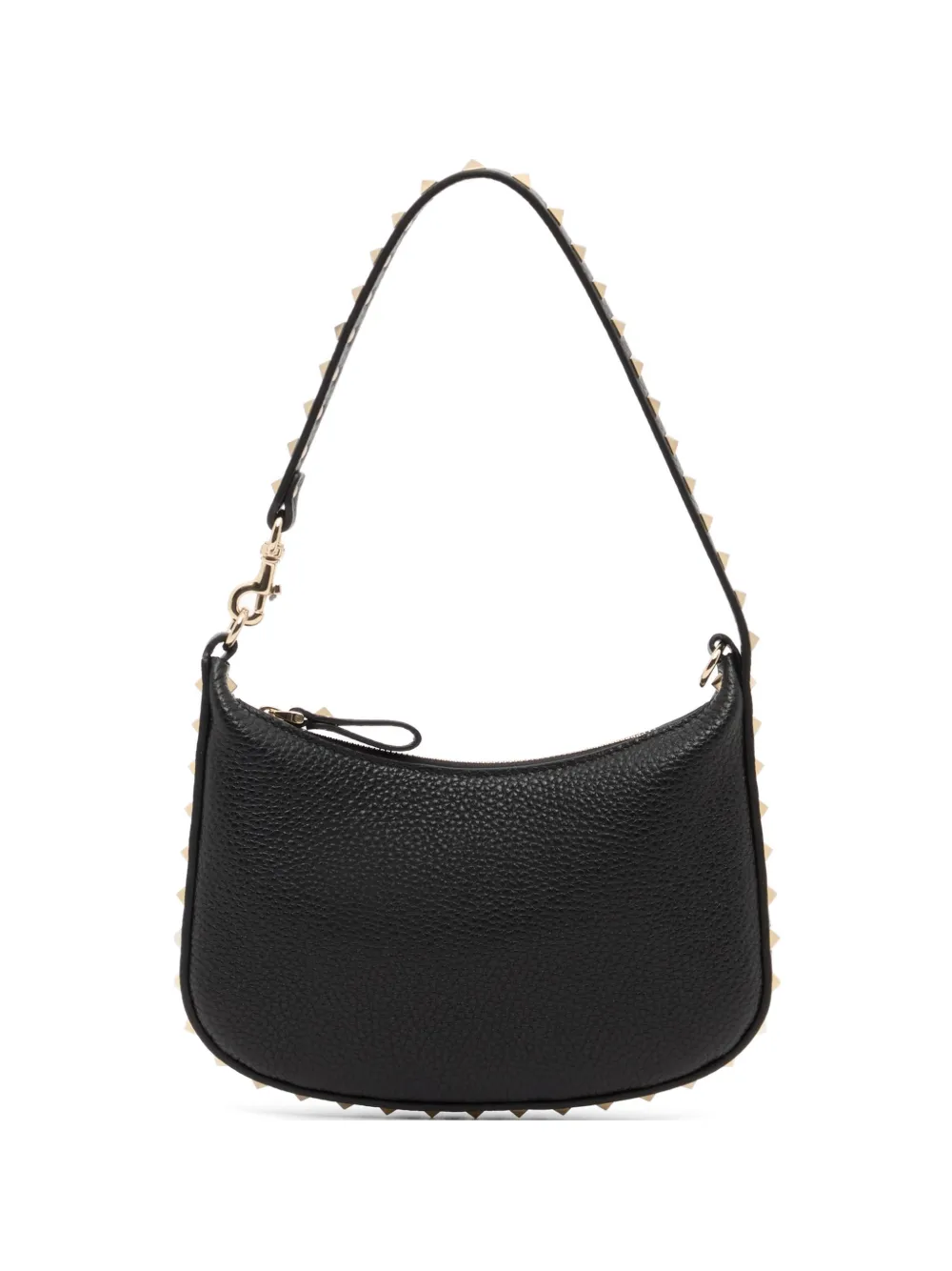 Valentino Garavani mini Rockstud bag in grainy calfskin - Nero