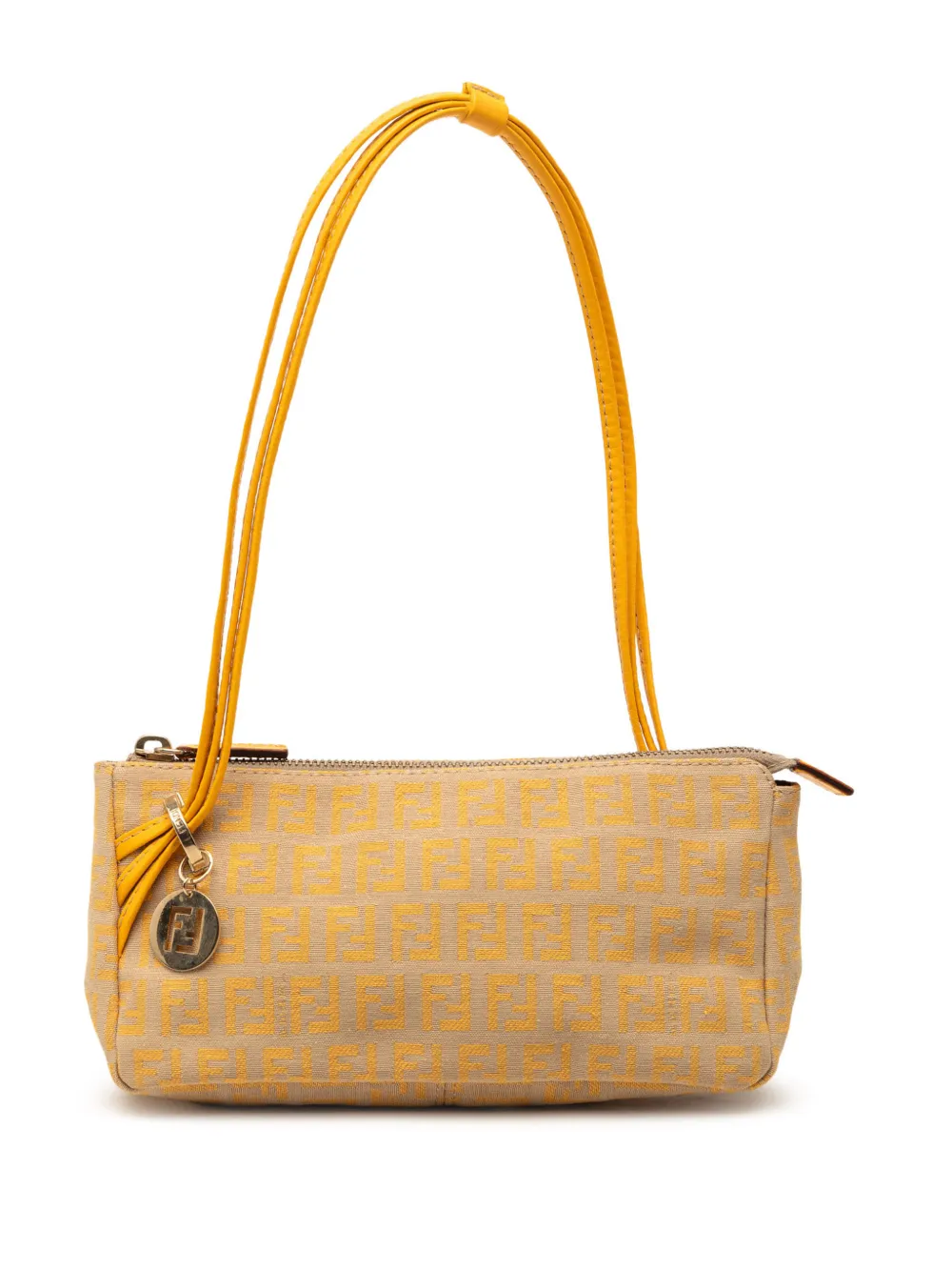 Fendi Pre-Owned 2000-2010 Zucchino Canvas Triple Strap Pochette shoulder bag - Toni neutri