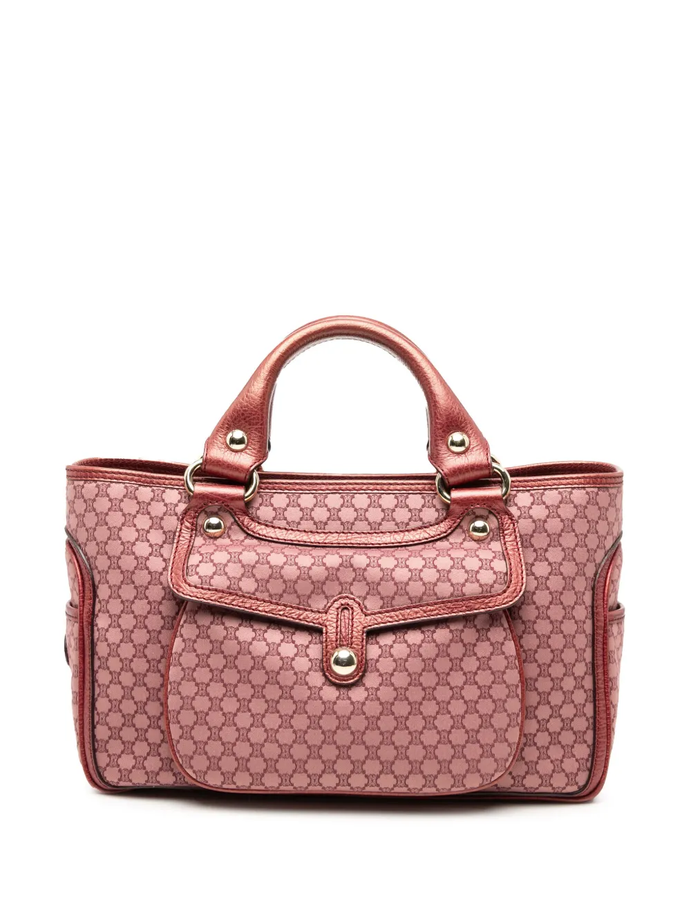 Celine Pre-Owned 20th Century Macadam Canvas Boogie handbag - Rosa