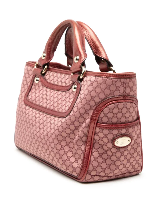 CELINE マカダム ライトローズ　キャンバス　レザー　ブギーバック CELINE マカダム ライトローズ キャンバス レザー ブギーバック CELINE