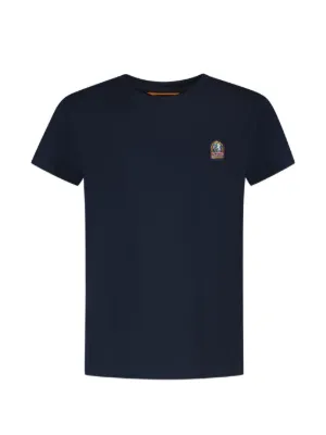 Moncler Enfant Logo Patch Cotton T-shirt | Blue | FARFETCH