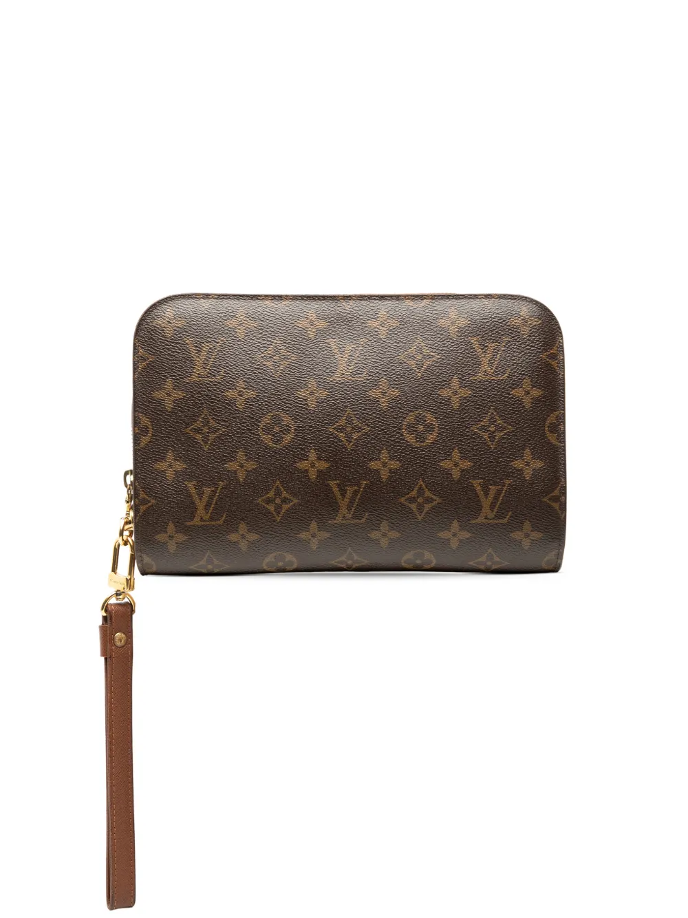 Louis Vuitton Pre-Owned 2011 Monogram Orsay clutch bag - Brown
