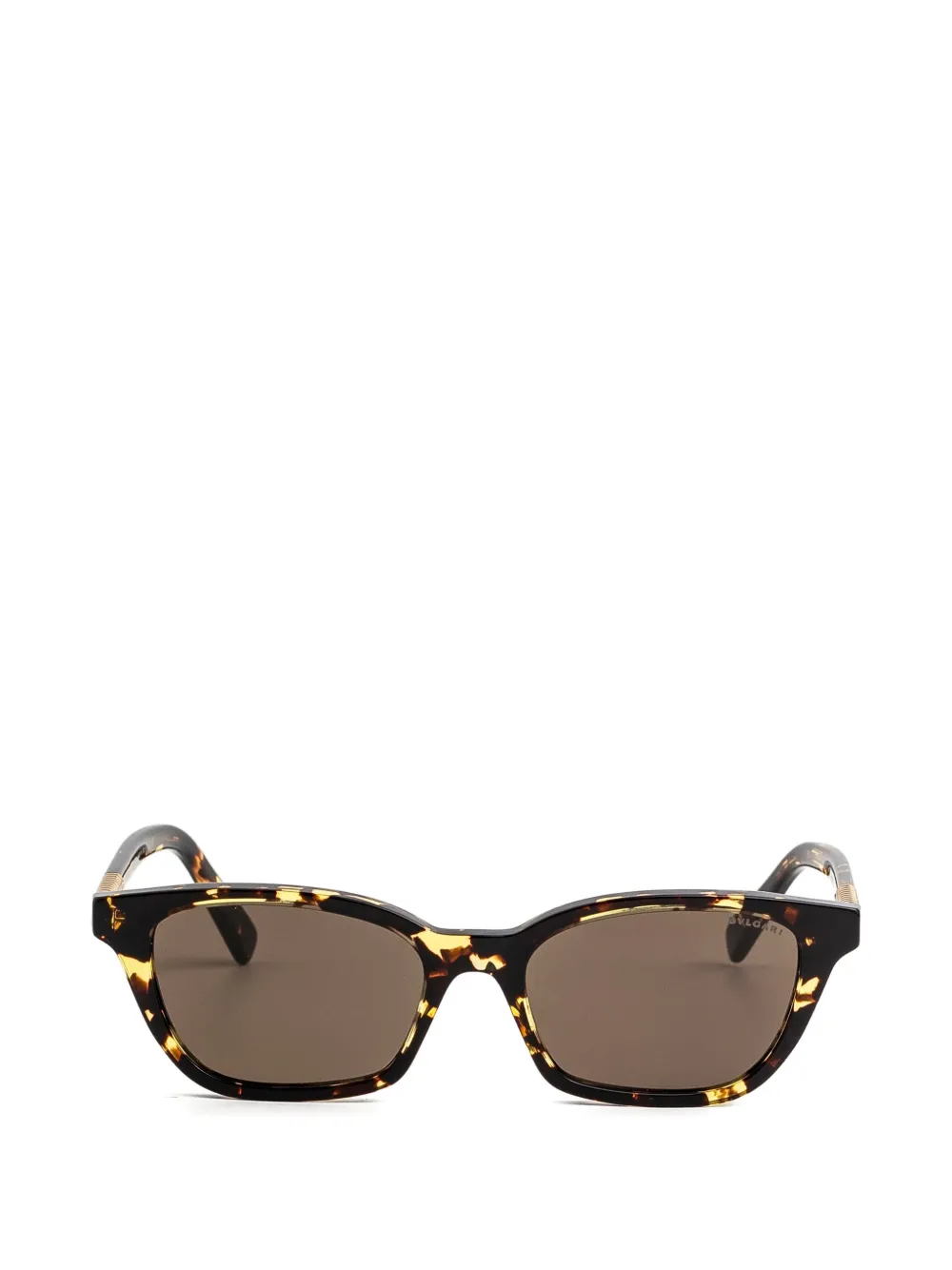 Bvlgari square-frame sunglasses - Marrone