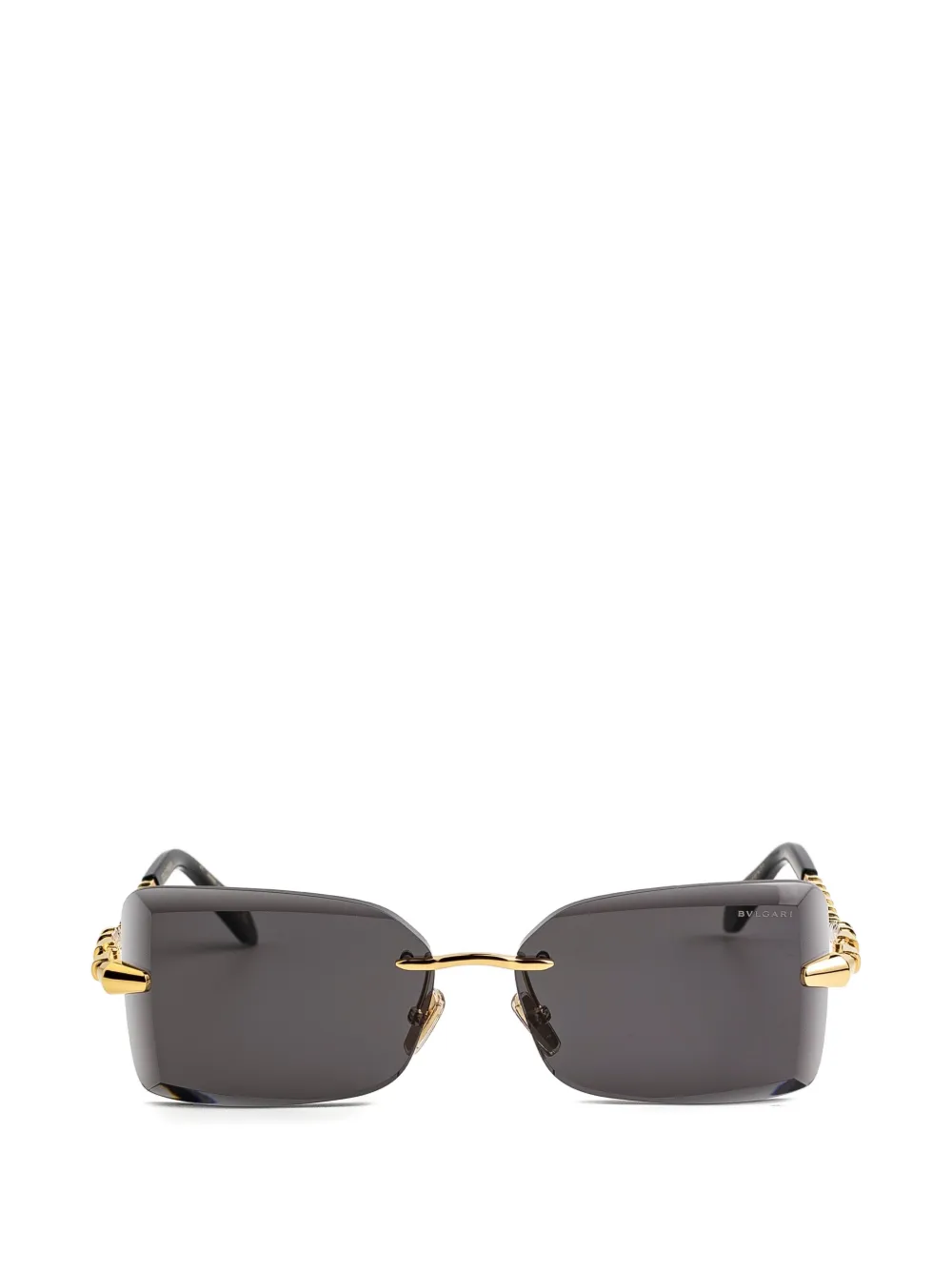 Bvlgari Serpenti rectangle-frame sunglasses - Oro