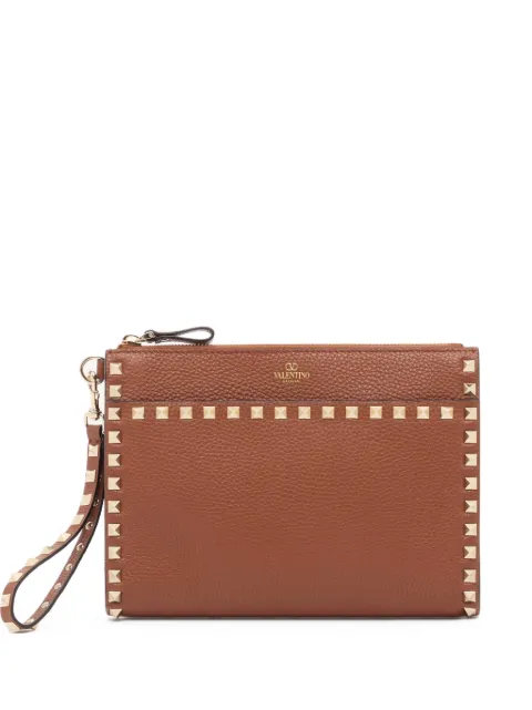 Valentino Garavani Rockstud pouch in grainy calfskin