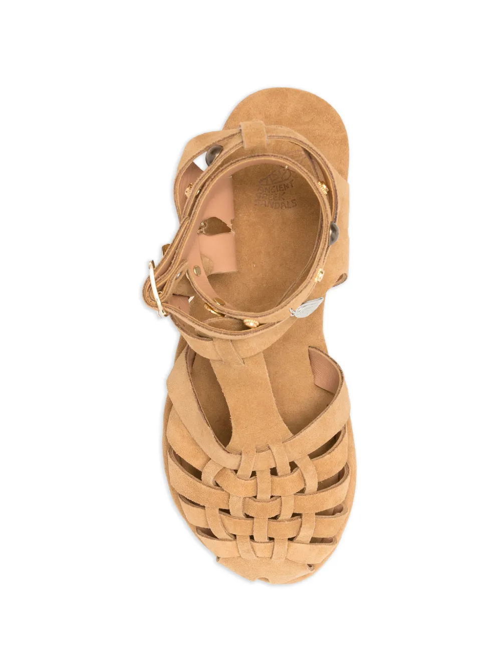 Ancient Greek Sandals Karina cage sandals Beige