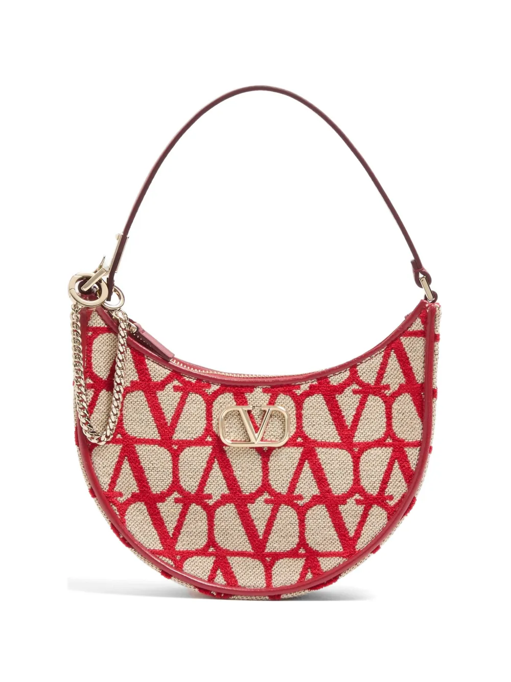 Valentino Garavani mini Vsling Toile Iconographe shoulder bag - Nude