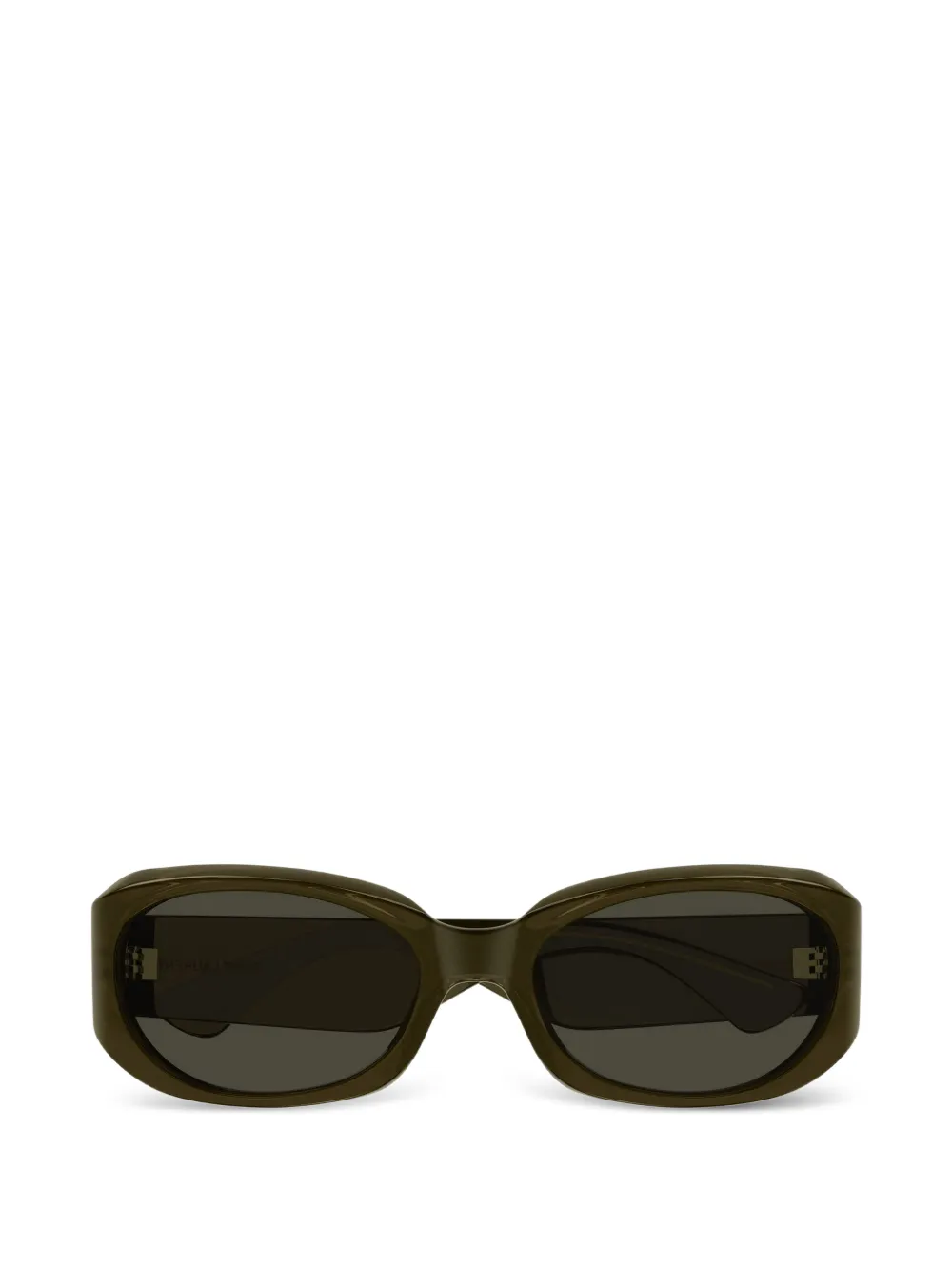 Saint Laurent Eyewear oval-frame sunglasses - Grün