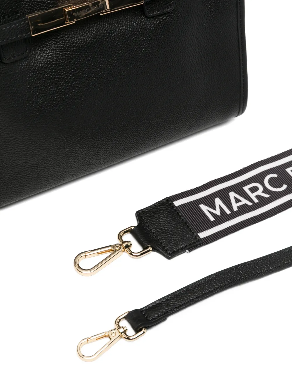 Marc Ellis Shopper met logoplakkaat Zwart