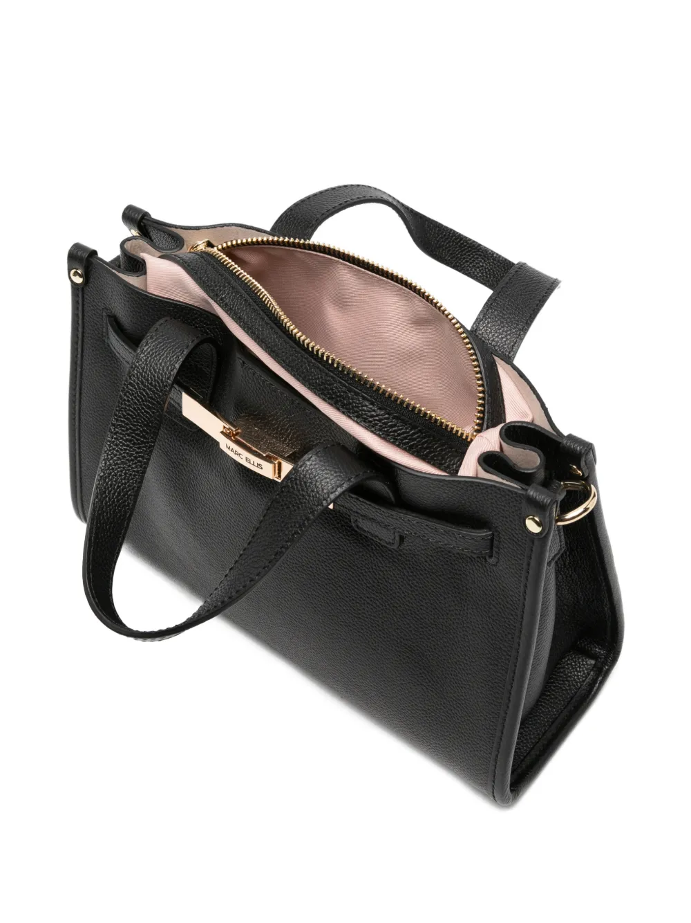 Marc Ellis Shopper met logoplakkaat Zwart