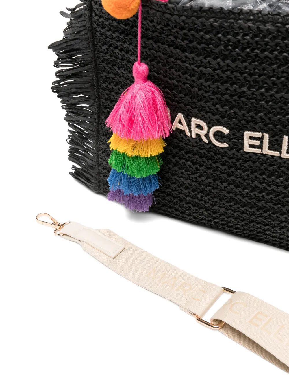 Marc Ellis Buby shopper met franje Zwart