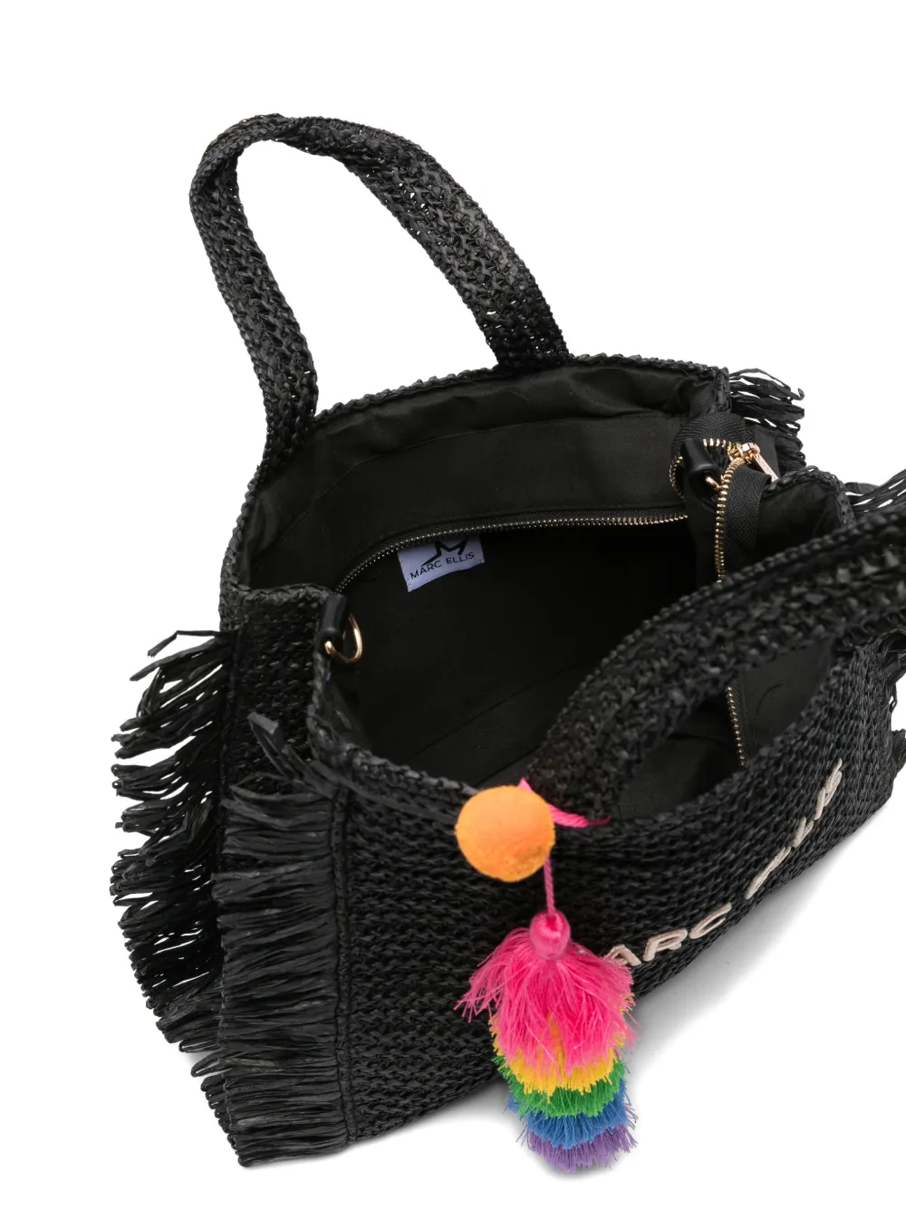 Marc Ellis Buby shopper met franje Zwart