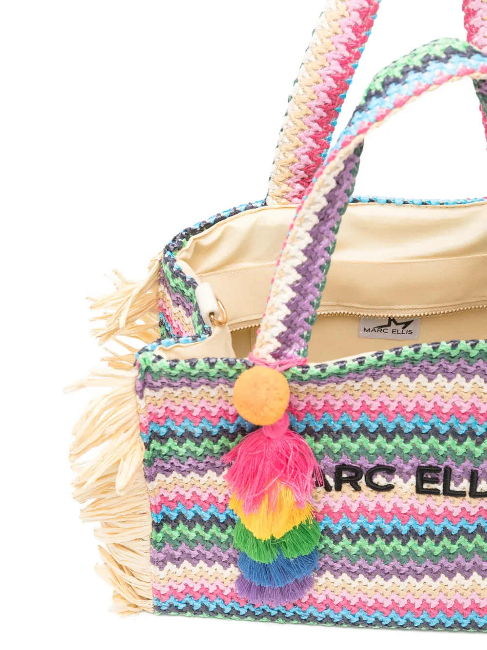 Marc Ellis Buby S.Claire shopper met handgreep Beige