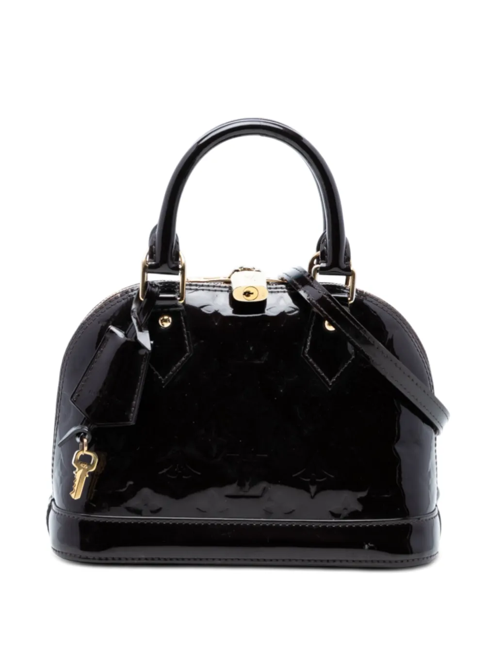 Louis Vuitton Pre-Owned 2017 Monogram Vernis Alma BB satchel - Purple