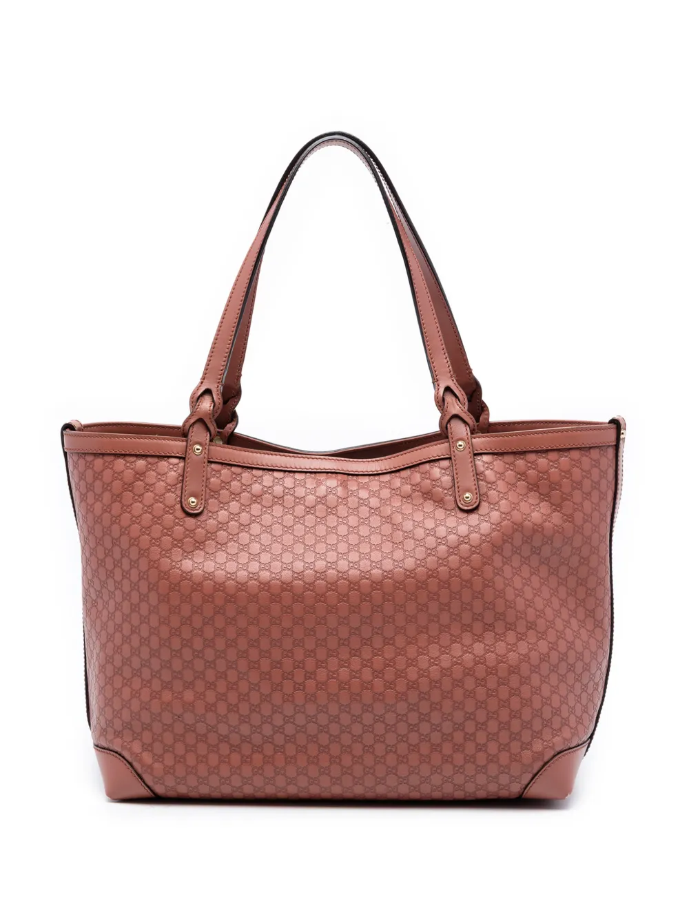 Gucci Pre-Owned 2016-2026 Medium Microguccissima Craft tote bag - Marrone