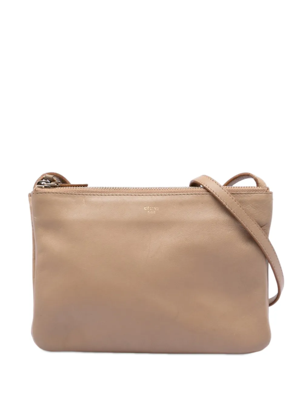 Celine Pre-Owned 2011 Small Lambskin Trio crossbody bag - Toni neutri