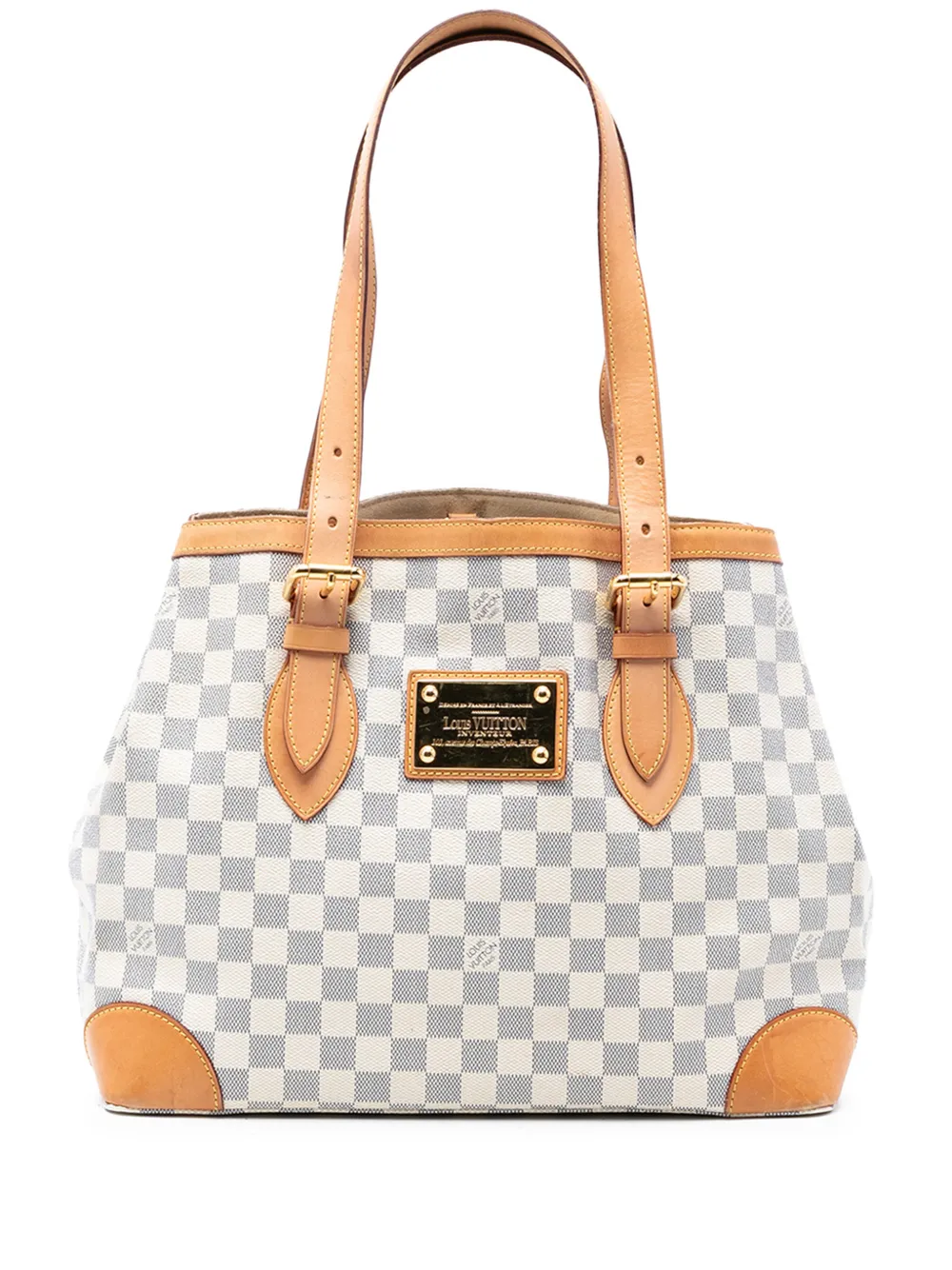 Louis Vuitton Pre-Owned 2010 Damier Azur Hampstead MM tote bag - Weiß