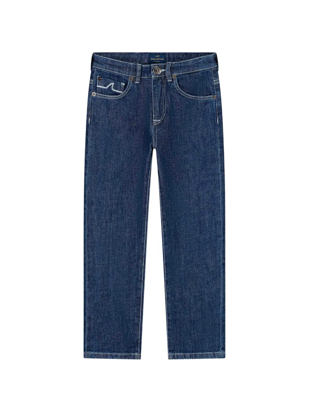 Paul & Shark Junior contrast-stitch jeans - Blau
