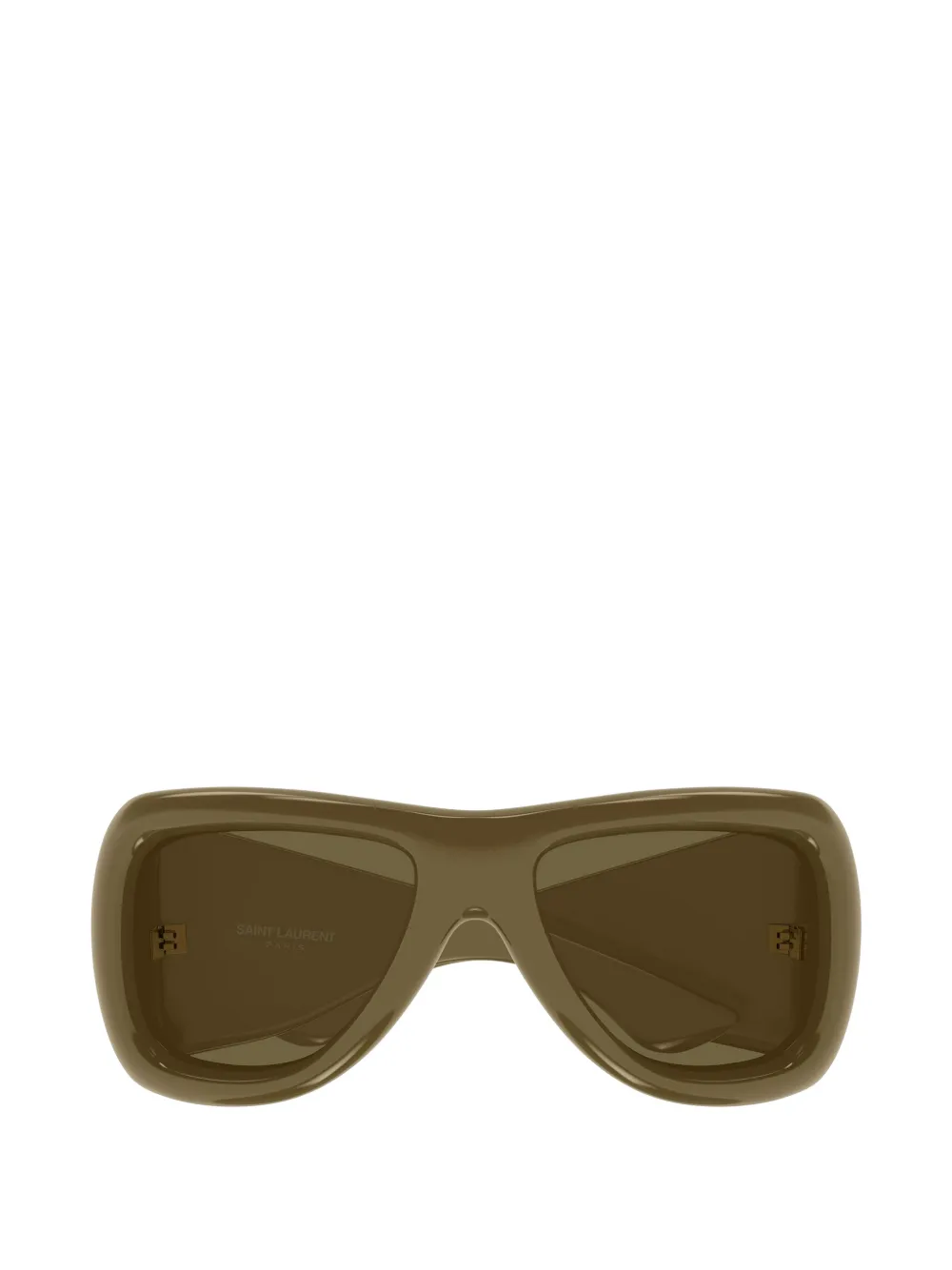 Saint Laurent Eyewear SL 902 Howl rectangle-frame sunglasses - Marrone