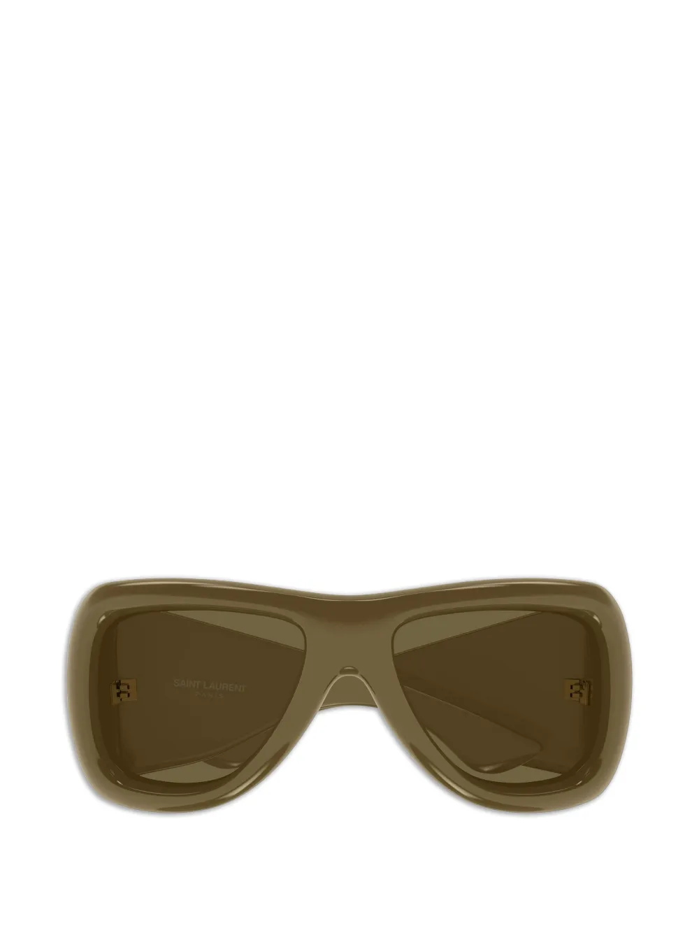 Saint Laurent Eyewear SL 902 Howl rectangle-frame sunglasses - Marrone