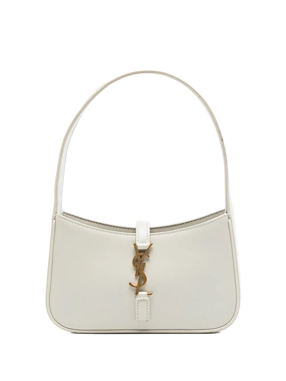 Saint Laurent Pre-Owned 2022 Mini Smooth Calfskin Le 5 a 7 shoulder bag - Bianco