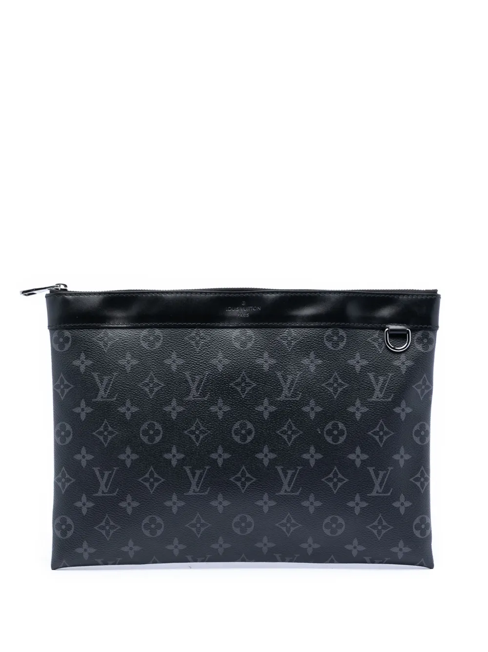 Louis Vuitton Pre-Owned 2019 Monogram Eclipse Discovery Pochette GM clutch bag - Schwarz
