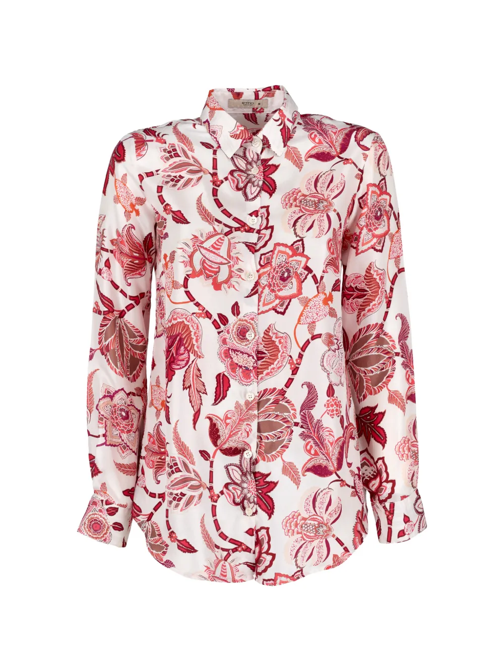 Etro Vintage floral-print long-sleeve shirt - Bianco