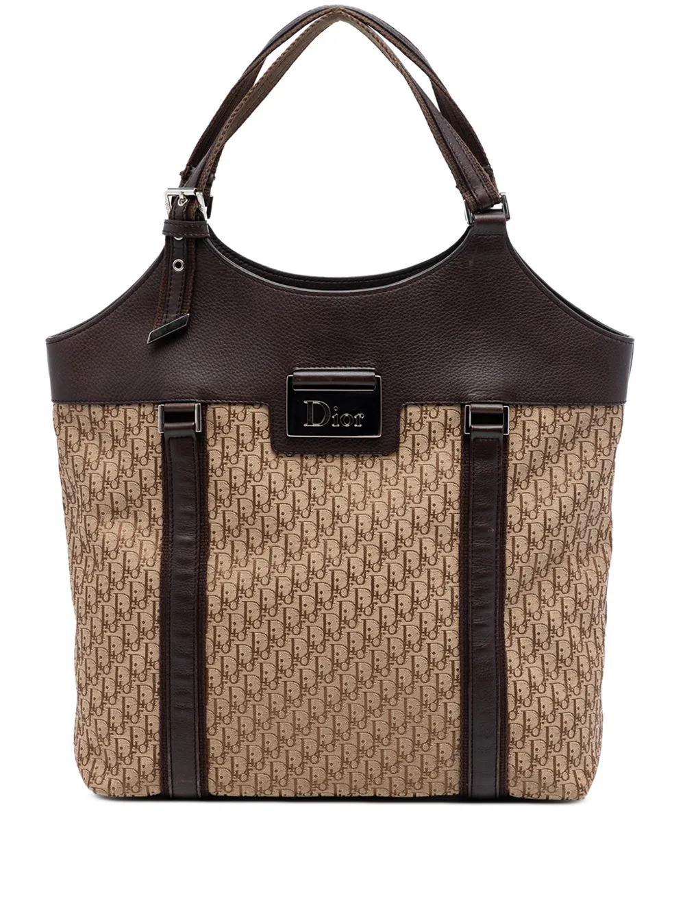 Christian Dior Pre-Owned 2005 Diorissimo Trotter Street Chic Tote Bag aus Canvas - Braun