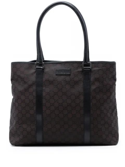 Gucci Pre-Owned GG Joy totebag i nylon från 2016-2026