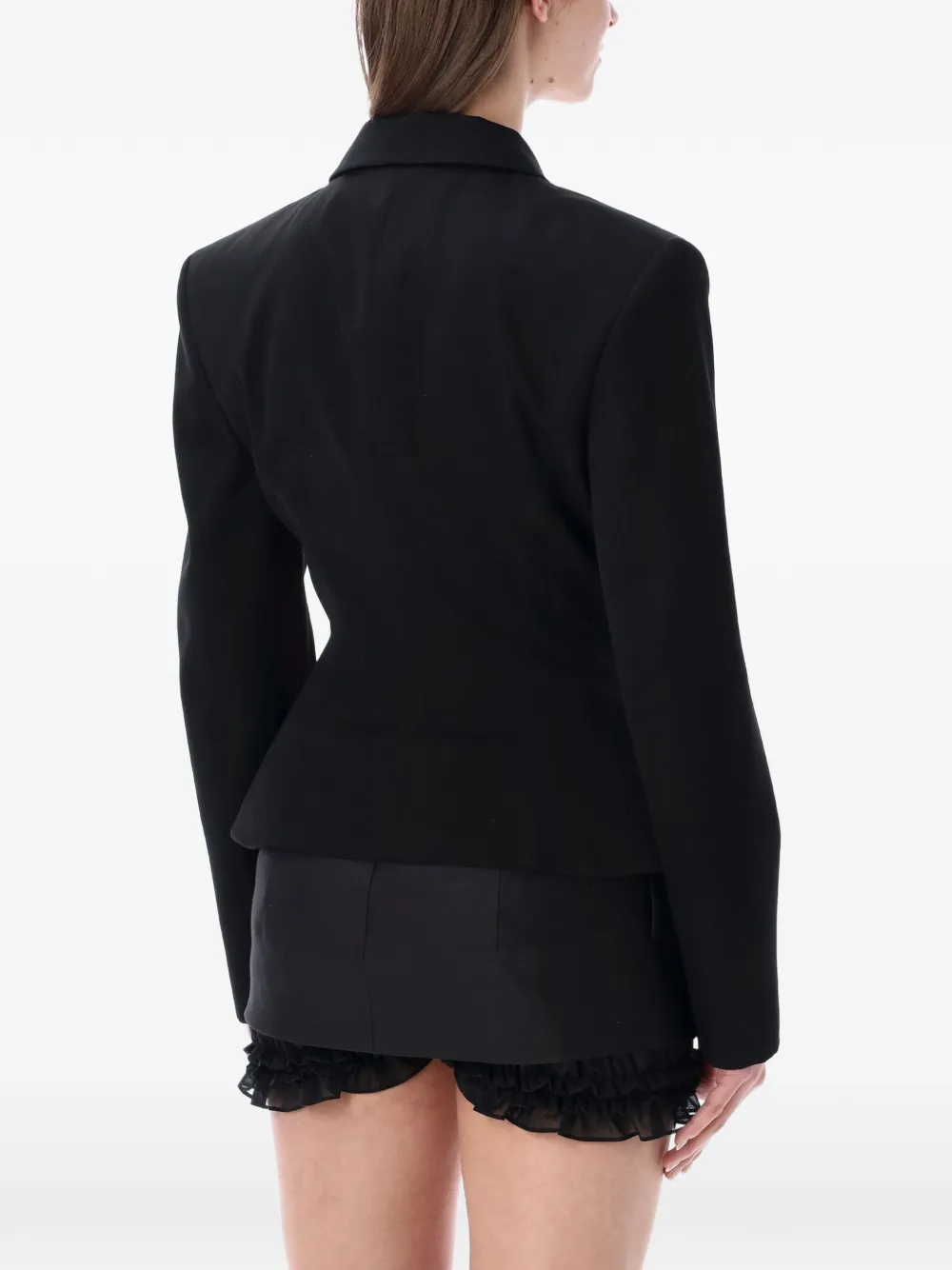 Magda Butrym Blazer met dubbele rij knopen Zwart