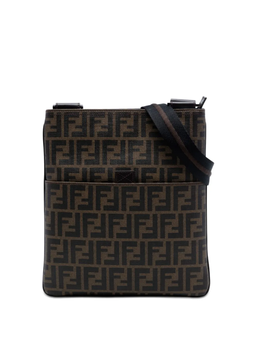 Fendi Pre-Owned 2010-2025 Zucca Spalmati crossbody bag - Marrone