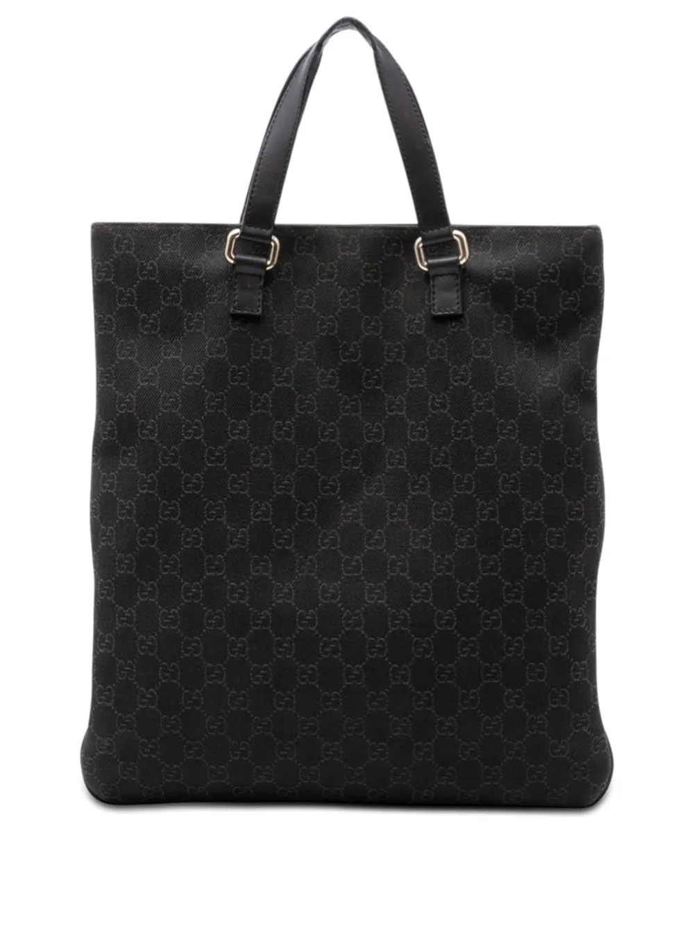 Gucci Pre-Owned 2016-2026 GG Denim tote bag - Marrone