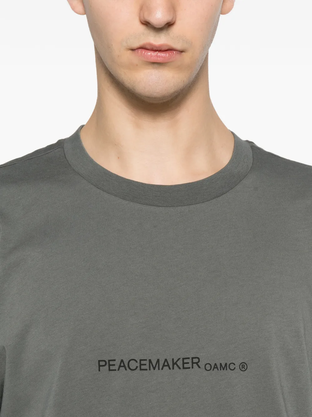 OAMC Peacemaker T-shirt met grafische print Grijs