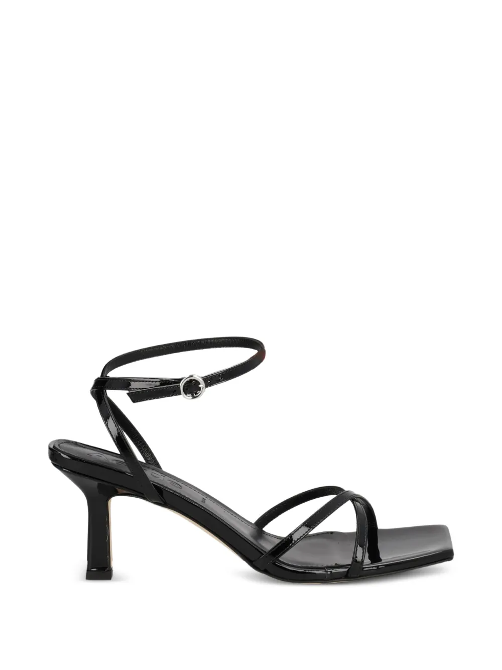 Aeyde leather strappy sandals Zwart