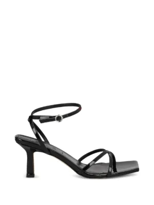 Jimmy Choo Elsy クロスストラップ サンダル | ブラック | FARFETCH JP